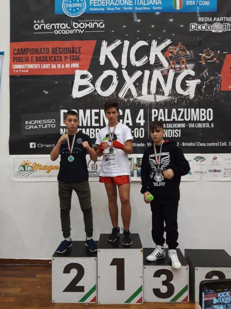 Gioele Aiello Blasi kickboxing potenza