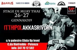 Seminario Muay Thai Itthipol - 27 gennaio 2019