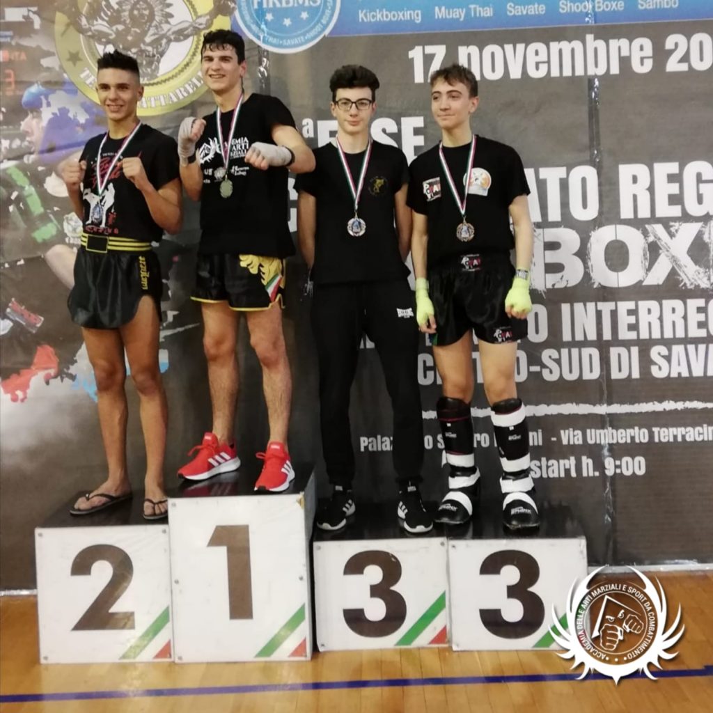 Arti Marziali e Sport da Combattimento - 6 ori su 8 categorie - Campionato Regionale di Puglia e Basilicata FIKBMS 10