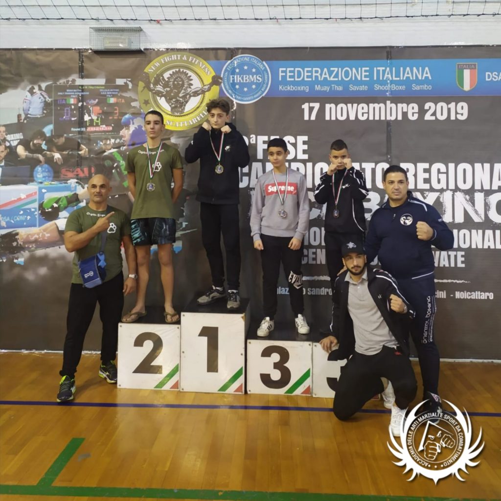 Simone Fabrizio - oro - campionato regionale FIKBMS 2019 kickboxing