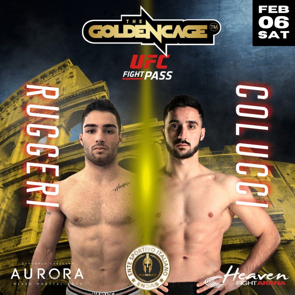 Arti Marziali e Sport da Combattimento - THE GOLDEN CAGE: DOMENICO COLUCCI NEL PRESTIGIOSO OTTAGONO 4