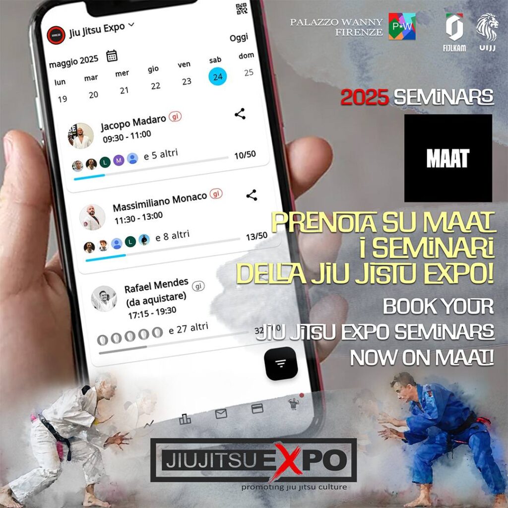 Accademia delle Arti Marziali e Sport da Combattimento - L’Accademia alla Jiu Jitsu Expo di Firenze: due giornate di formazione e condivisione 1 Arti Marziali e Sport da Combattimento - L’Accademia alla Jiu Jitsu Expo di Firenze: due giornate di formazione e condivisione 1