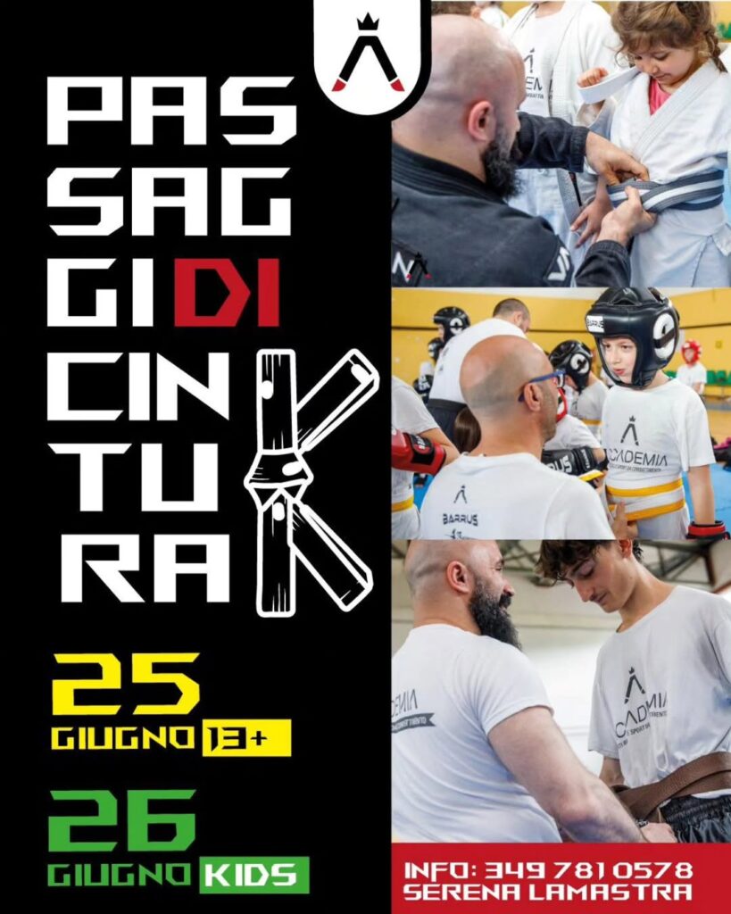 Accademia delle Arti Marziali e Sport da Combattimento - Passaggi di Cintura 1 Arti Marziali e Sport da Combattimento - Passaggi di Cintura 1